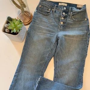 Madewell crop jeans